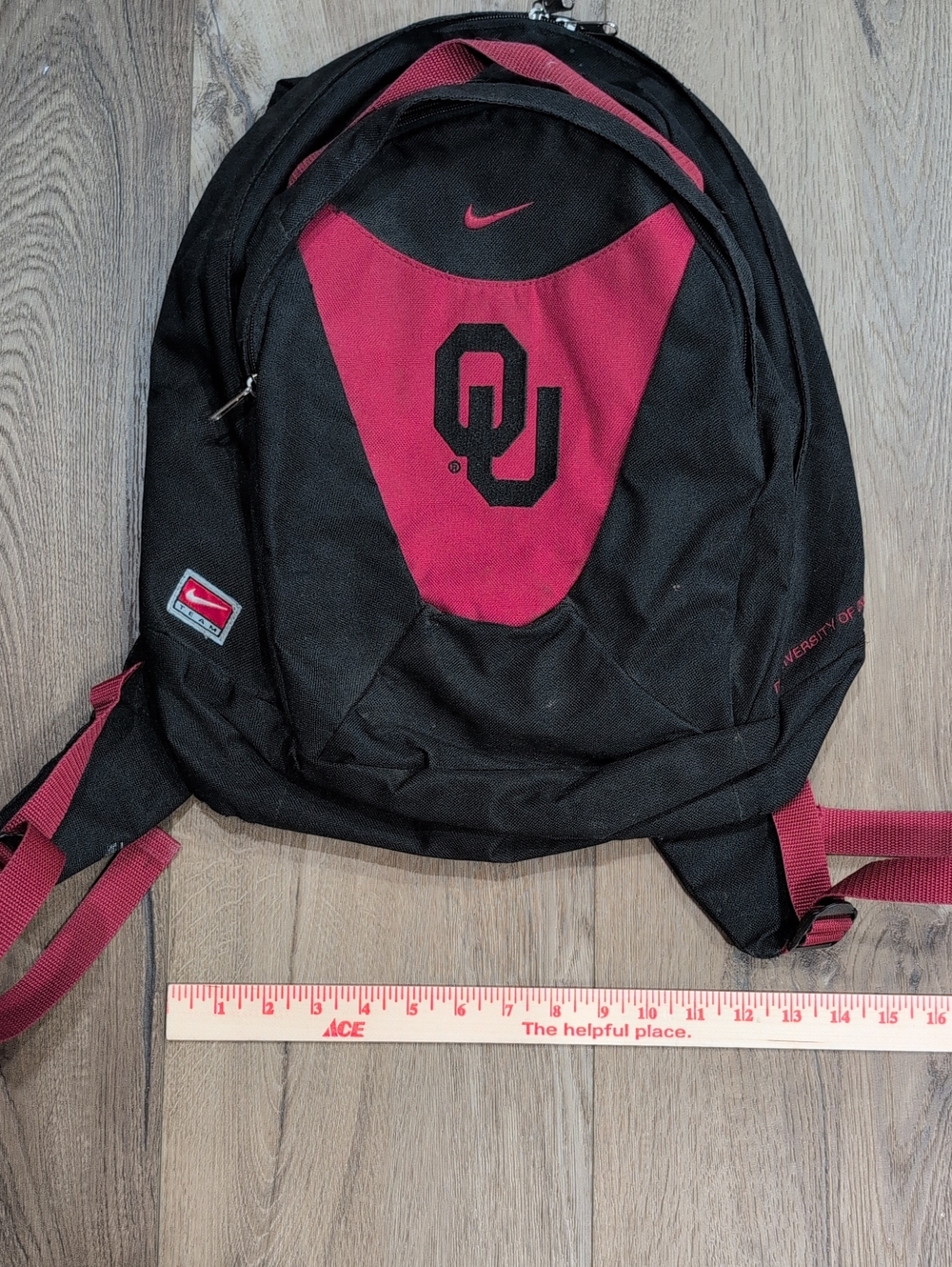 Nike University Of Oklahoma OU Backpack
